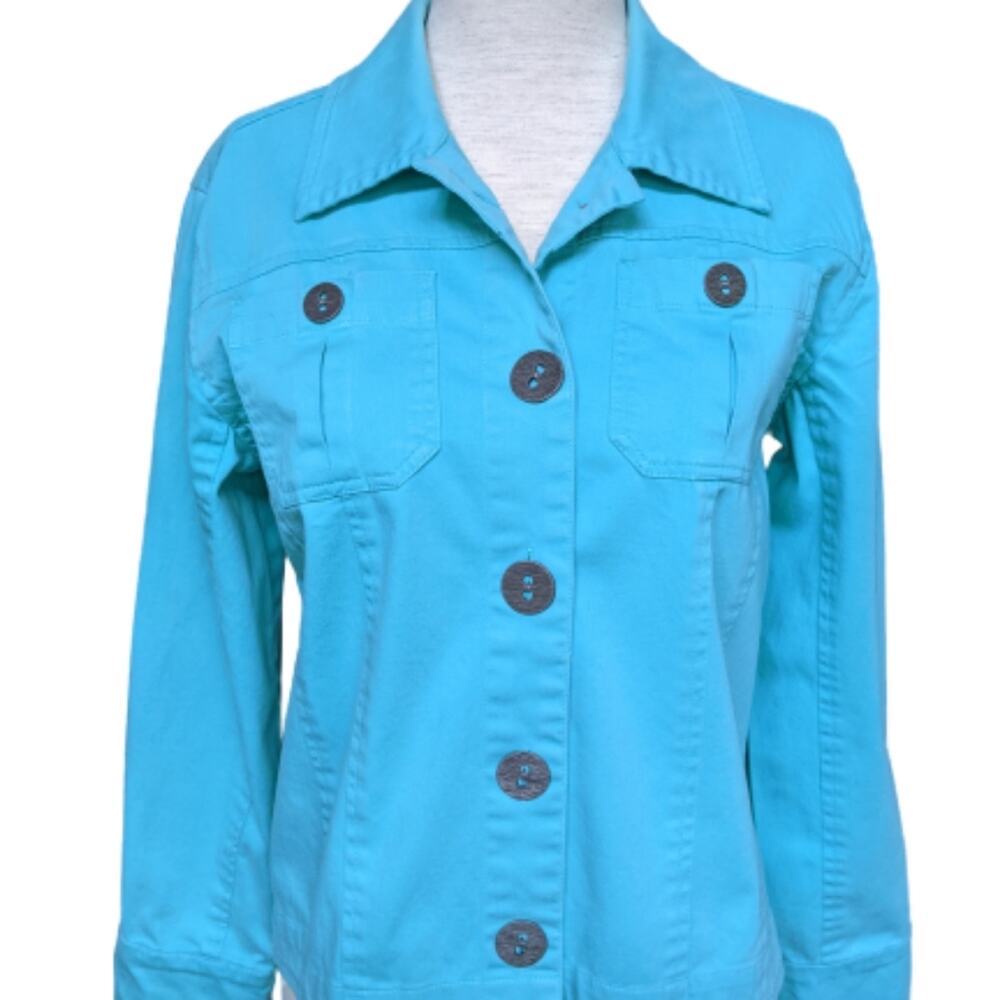 Life Style Petite Button-up Jacket Small Petite